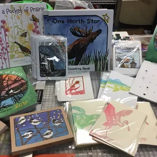 Newest Betsy Bowen calendars, books and handmade cards in stock.  #PortA #Texas #LocalArt #PortAransasTexas