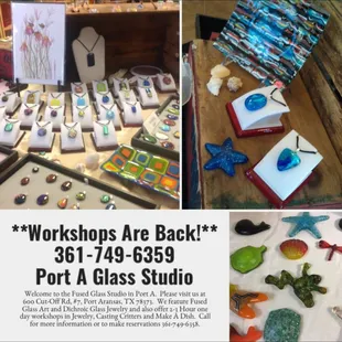 Take a class and make your own glass!