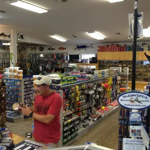 Inside the store
