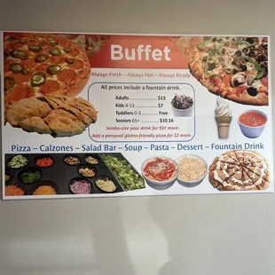 Buffet price