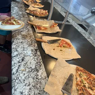 Pizza buffet