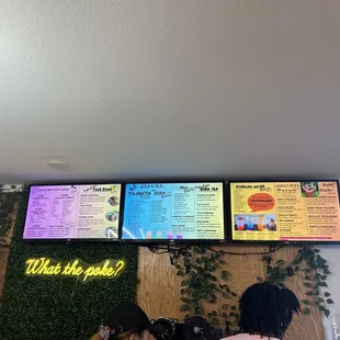 Boba menu