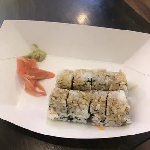 California Roll which was delicious!