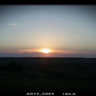 Sunset from lot #57