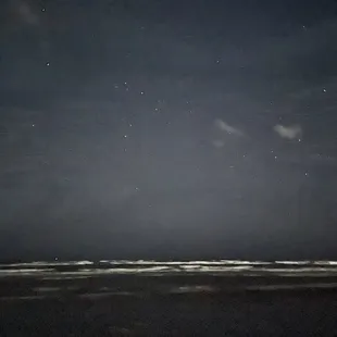 Night visit. You can see every star! So beautiful