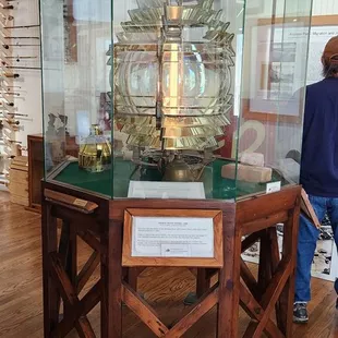 Fresnel lens from lighthouse.