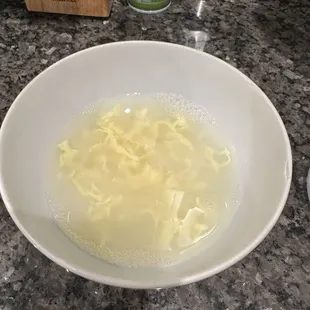 Egg Drop Soup in my bowl