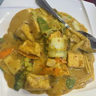 Tofu curry