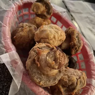Breaded mushrooms were fantastic!