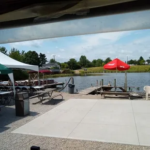Boat dock and seating