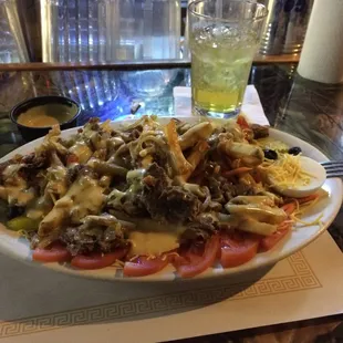 Pittsburgh steak salad