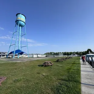 outside