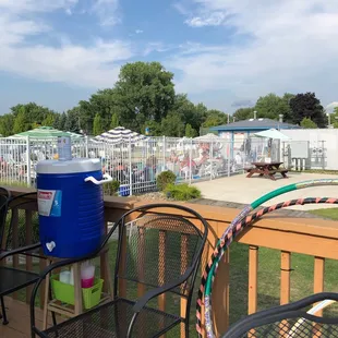Pool area for boaters