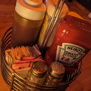 Completely unnecessary side items. It&apos;s a test to see if you will insult that perfect burger with ketchup.