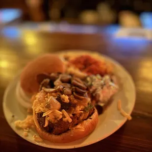 Mushroom Cheeseburger