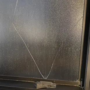 Broken windows in the bedrooms