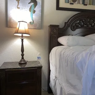 The two beds in the condo are the same but one is king and the other is queen