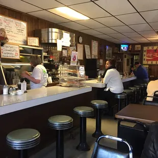customers sitting at the counter
