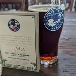 Garrison - red ale - husband really enjoyed!