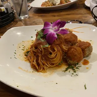 Spaghetti and Meatballs