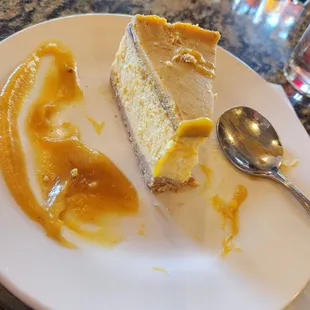 Pumpkin cheesecake. Chef's kiss.