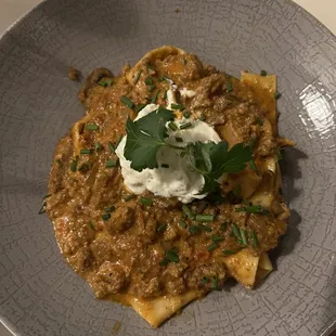 Wild boar bolognese