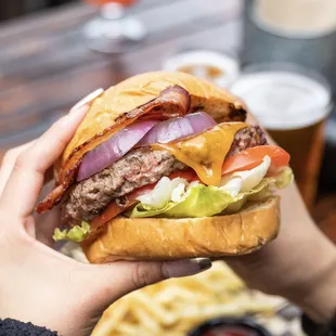 Half Pound Portal Burger