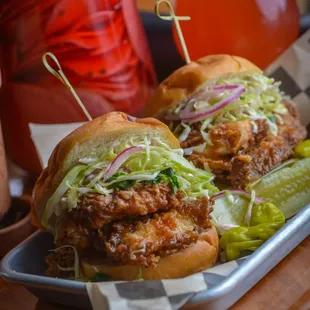 Fried Chicken Sliders