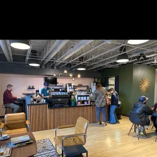 people in a coffee shop