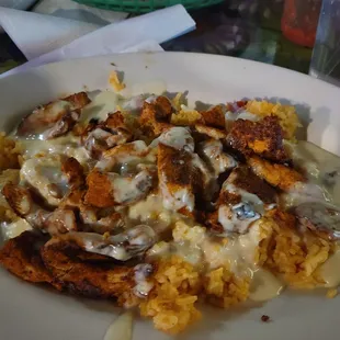 Pollo Loco! Very cheesy!