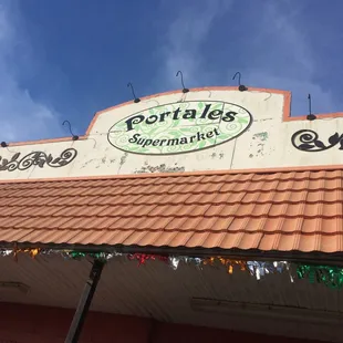 the front of the store