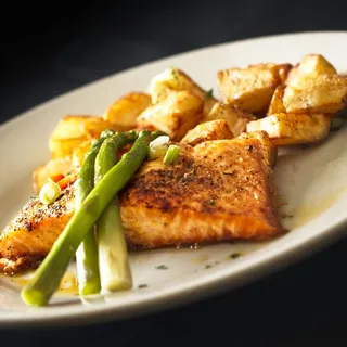 charbroiled salmon