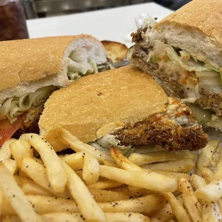 veal parmesan poboy