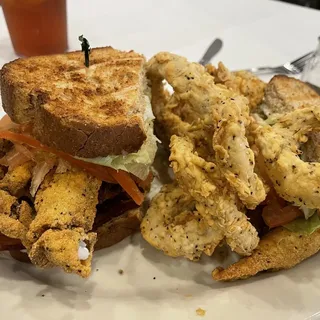 softshell crab poboy when in season
