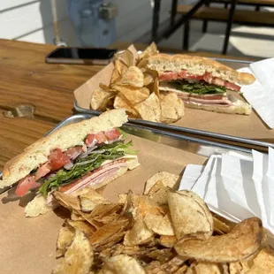 Gabagool! Only complaint, they gave us too much love on the chips! We ate them, that me!