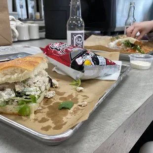 Chicken salad sandwich