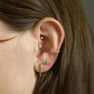 Flatback Threader Studs