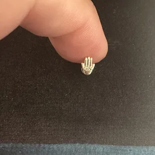 Hamsa flat back stud