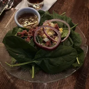 Spinach salad