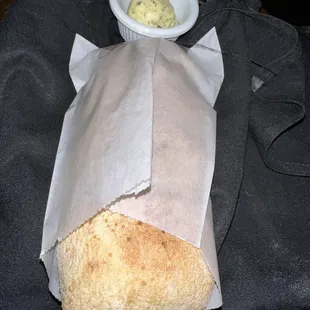 Bread and garlic butter