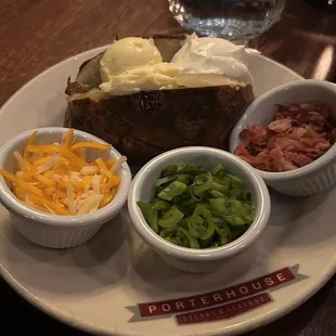 Loaded baked potato