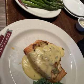 Crab Stuffed Atlantic Salmon