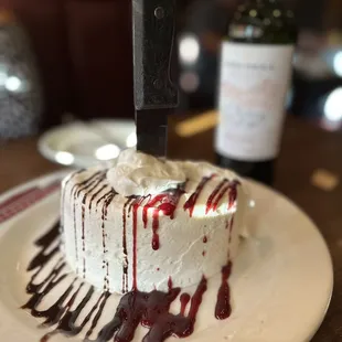 Chocolate and raspberry cake