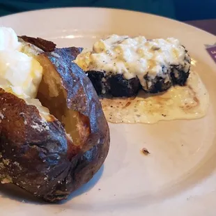 Petit filet with baked potato