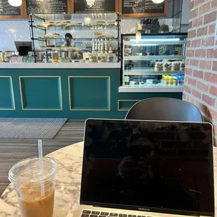 Free WiFi yummy iced coffee