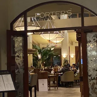 It was inside the double tree hotel, very beautiful restaurant.