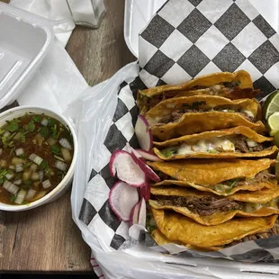 Quesabirria with consomè