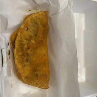 1 taco for $3.50 and nothing to dip