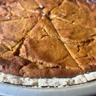 a freshly baked pie