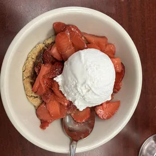 Strawberry Shortcake with Whipped Topping